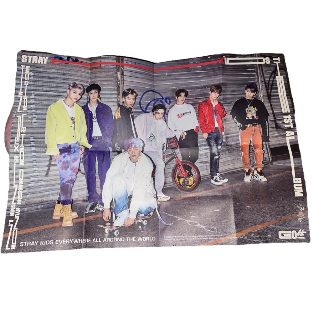 Stray Kids Go Live Album Group Poster